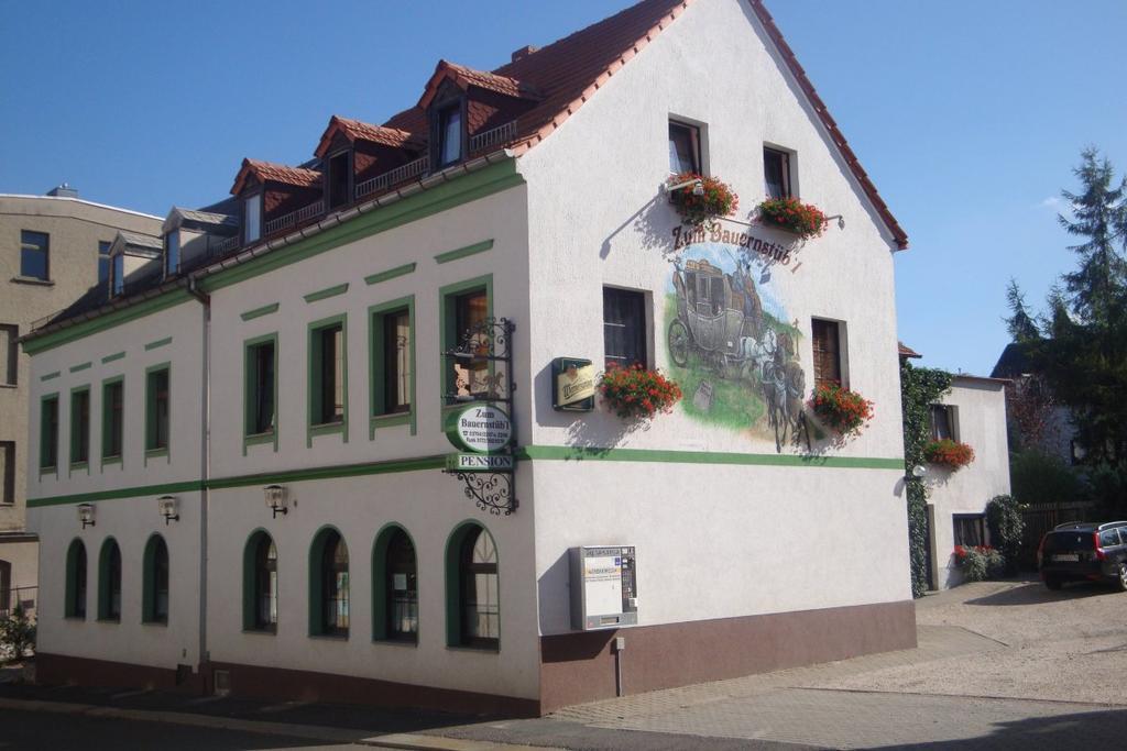 Pension Zum Bauernstuebl Meerane Kültér fotó
